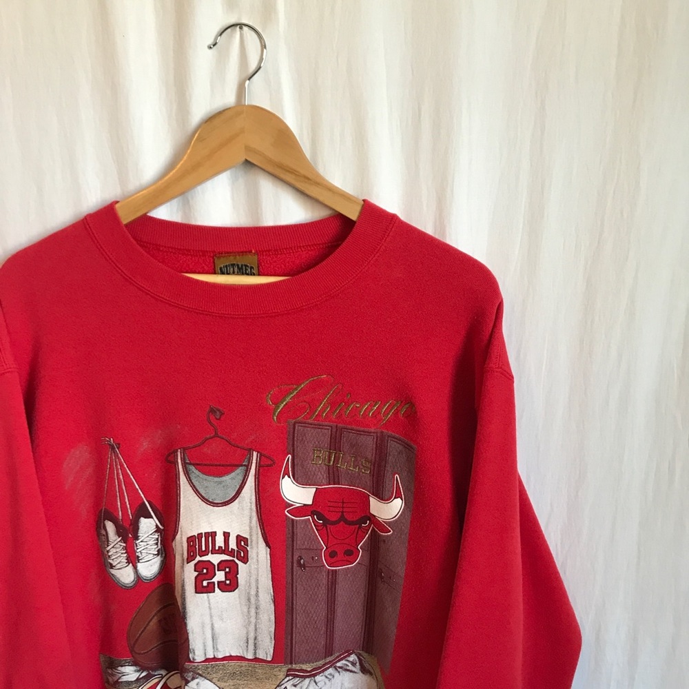 Vintage Chicago Bulls Sweatshirt Michael Jordan
